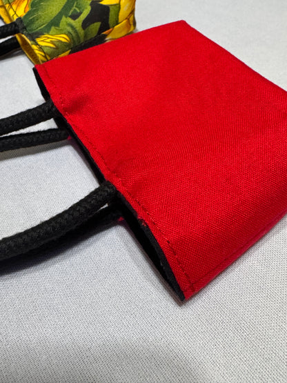 Double sided Mini Tote Bag for Dolls (Set of 4 Pcs)